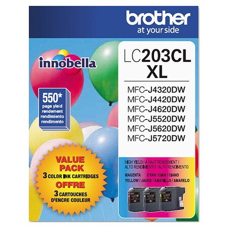 Ink Cartridge, C/M/Y, PK3 MPN:LC2033PKS