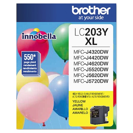 Ink Cartridge, High Yield, Yellow MPN:LC203Y