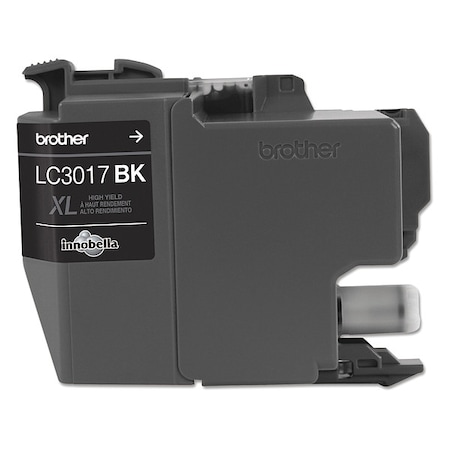 Brother Innobella LC3017BK Original Ink Cartridge - Inkjet - High Yield - 550 Pages - Black MPN:LC3017BK