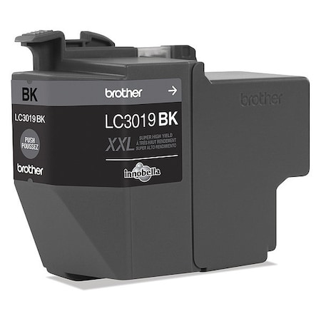 Brother Innobella LC3019BK Original Ink Cartridge - Inkjet - Super High Yield - 3000 Pages - Black MPN:LC3019BK