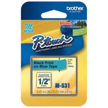 Label/Ribbon Cartridge, Blue, 1/2 in W MPN:M531