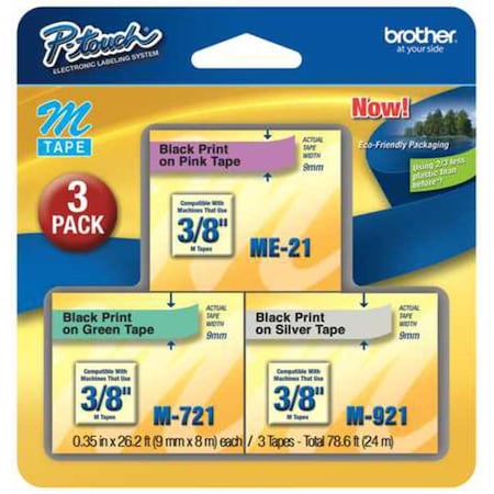 Label/RibbonCartridge, 3/8inW, PK3 MPN:ME793
