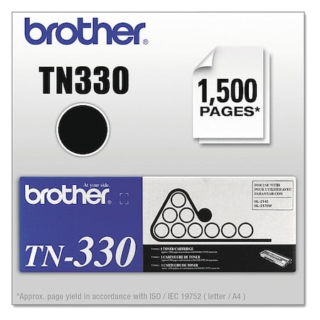 Brother TN330 Original Toner Cartridge - Laser - 1500 Pages - Black - 1 Each MPN:TN330