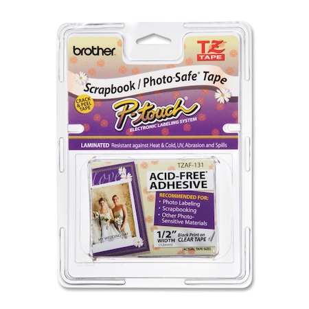Label, Blk/Clr, Acid-Free, .47