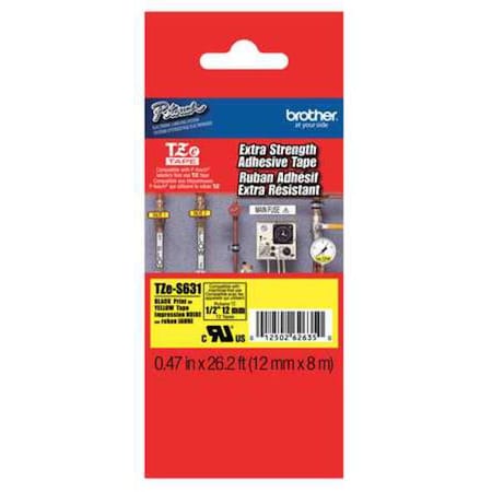 Label/Ribbon Cartridge, Yellow, 1/2 in W MPN:TZES631G