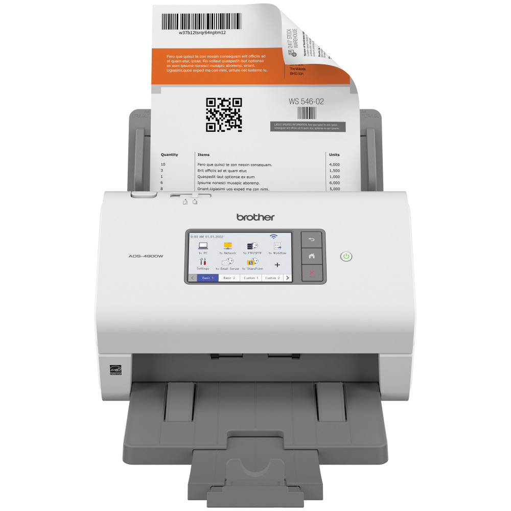 Brother Professional Wireless Desktop Scanner, ADS-4900W MPN:ADS-4900W