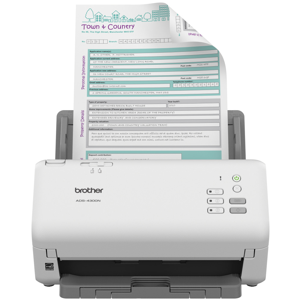 Brother ADS-4300N Professional Desktop Scanner MPN:ADS4300N
