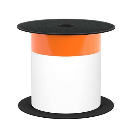 Pre-CutLabelStockRoll, Orange/White, Gloss MPN:BMSLT406CNT