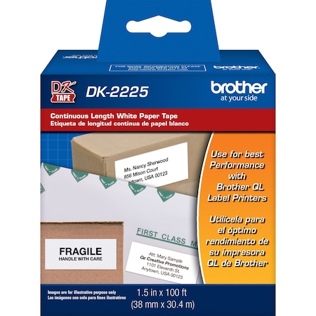 Paper Label, White, 1.5
