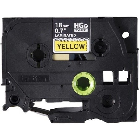 Label, Black/Yellow, Labels/Roll: Continuous MPN:HGE6415PK