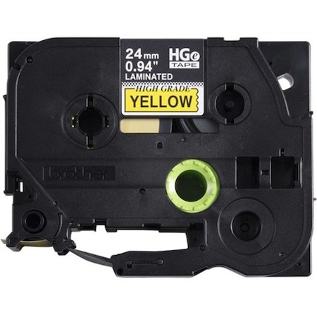 Label, Black/Yellow, Labels/Roll: Continuous MPN:HGE6515PK