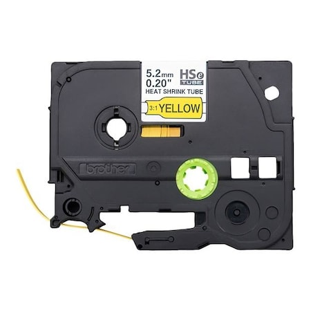 Sleeve Label, Yellow, Polyolefin, 7/32 in W MPN:HSe611E