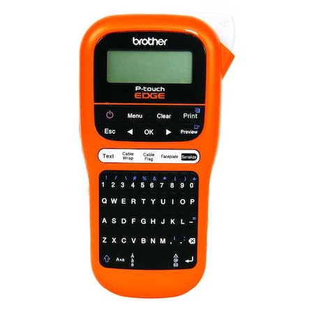 Industrial Handheld Labeling Tool Kit, Portable, Laminate Label Printer, Hard Case MPN:PTE110