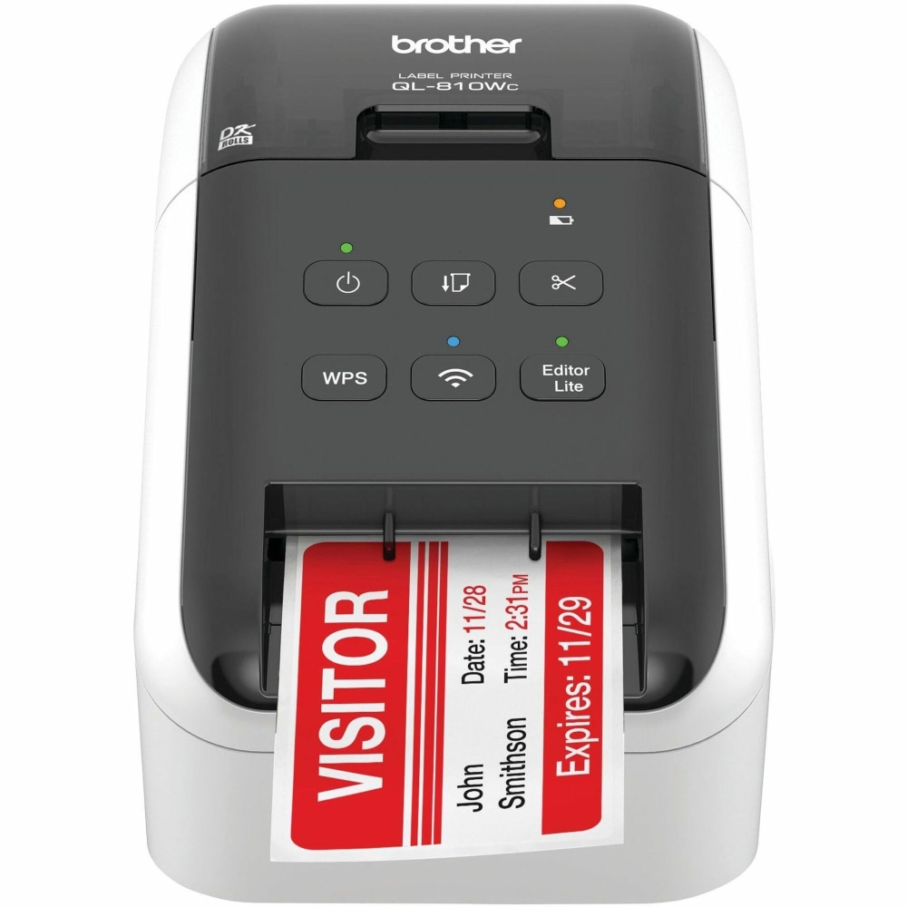 Brother QL-810WC Ultra Fast Label Printer With Wireless Networking, QL810WC MPN:QL810WC