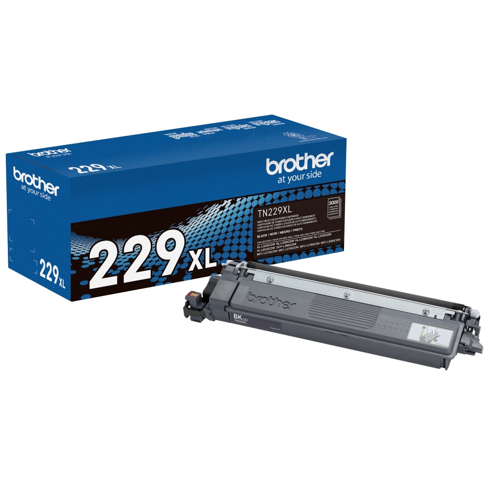 Brother TN229XL Black High Yield Toner Cartridge (TN229XLBK) MPN:TN229XLBK