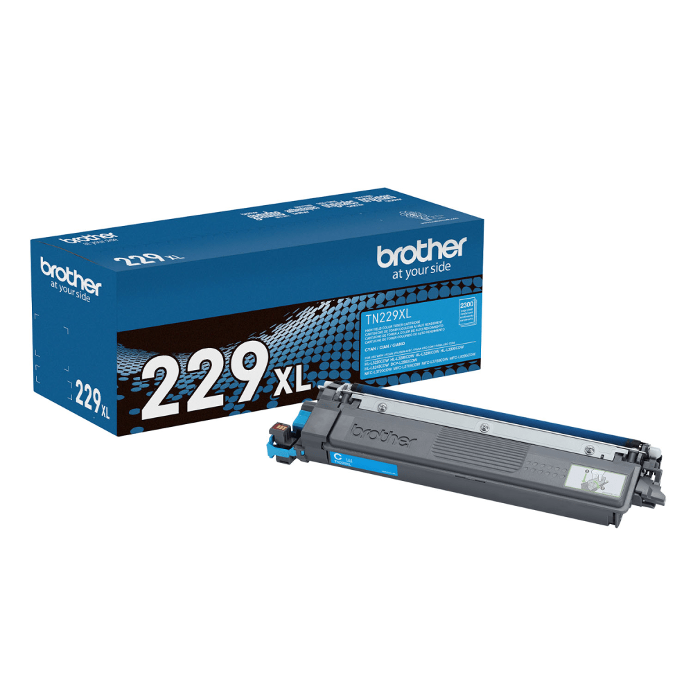 Brother TN229XL Cyan High Yield Toner Cartridge, (TN229XLC) MPN:TN229XLC
