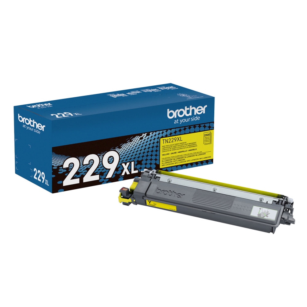 Brother TN229XL Yellow High Yield Toner Cartridge, (TN229XLY) MPN:TN229XLY