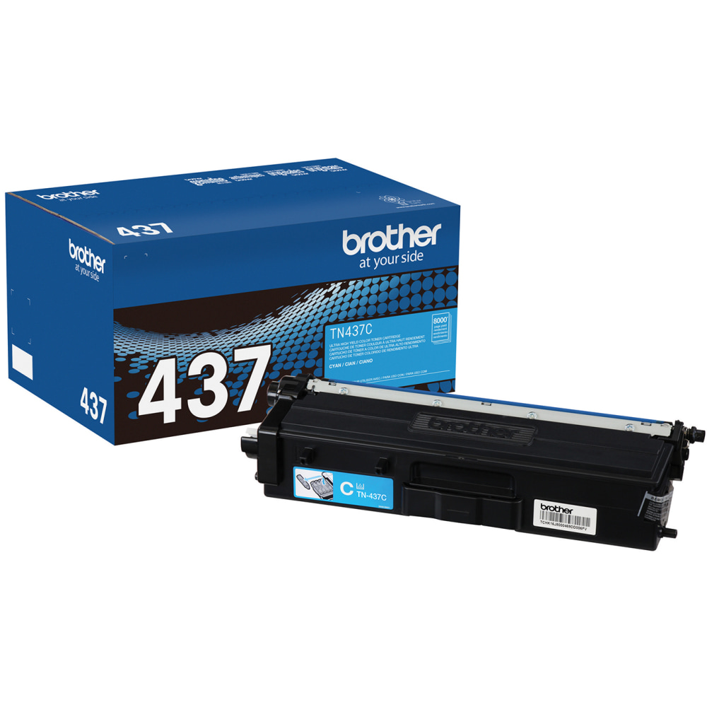 Brother Genuine TN437C Cyan Ultra-High Yield Toner Cartridge MPN:TN437C