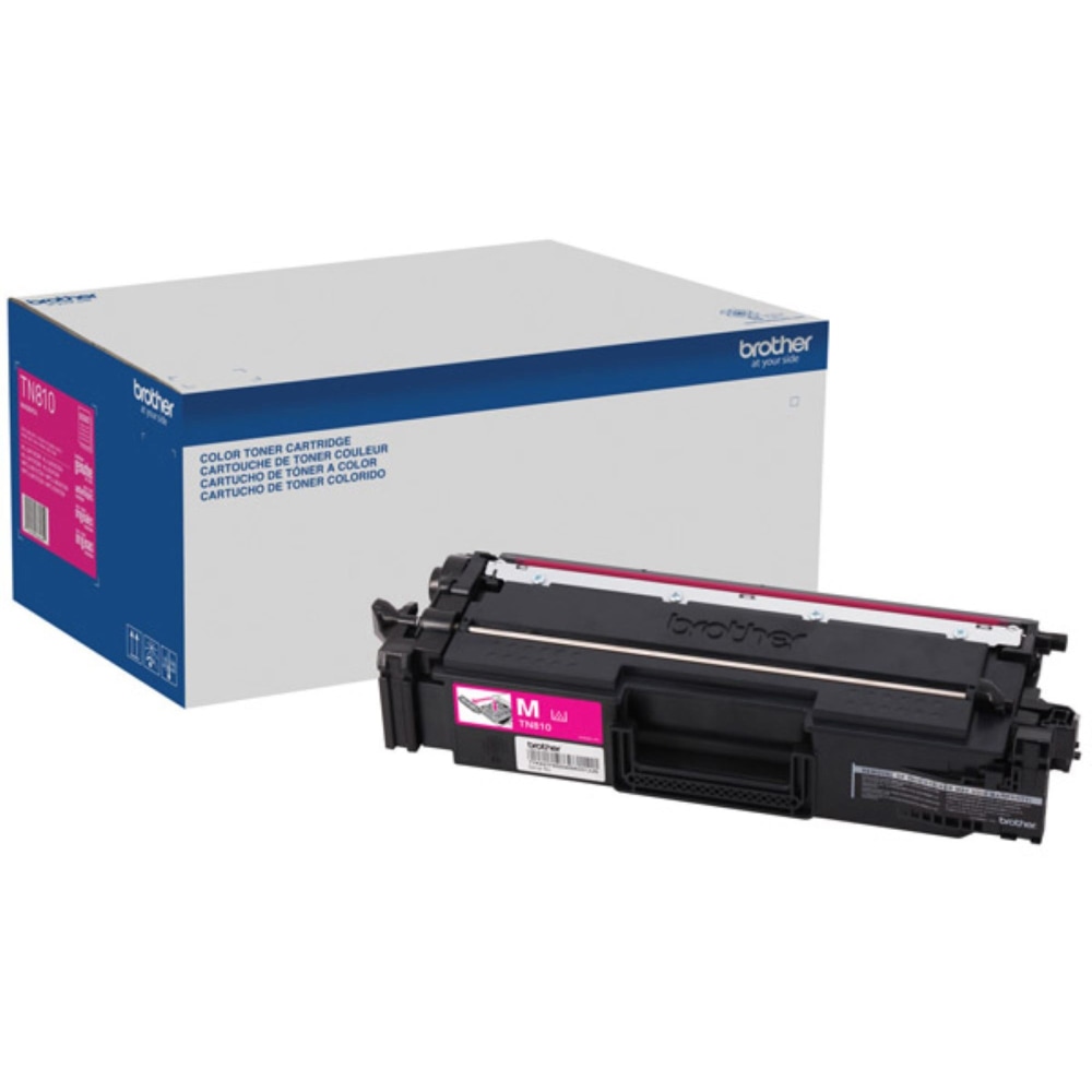 Brother TN810M Original Standard Yield Laser Toner Cartridge - Magenta - 1 Each - 6500 Pages MPN:TN810M