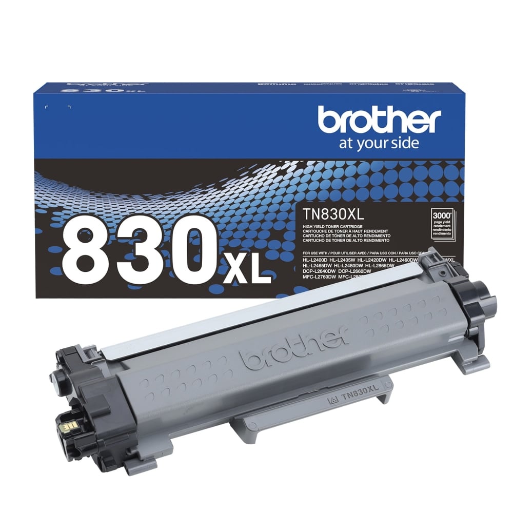 Brother TN830XL Black High Yield Toner Cartridge MPN:TN830XL