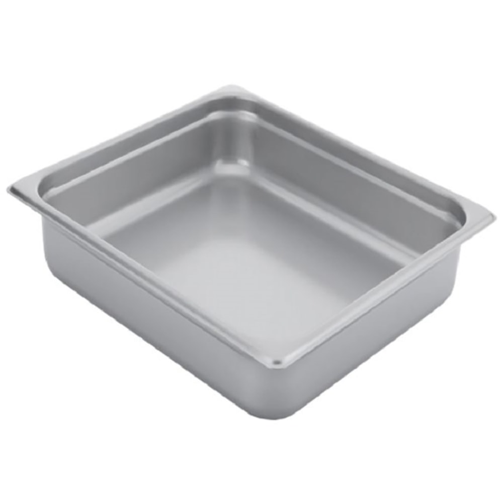 Hoffman Tech Browne Stainless Steel Steam Table Pans, 2/3 Size, Silver, Pack Of 24 Pans MPN:22234