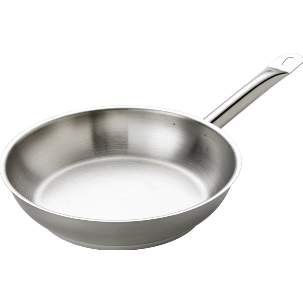 Hoffman Browne Steel Non-Stick Frying Pans, 8in, Silver, Set Of 12 Pans MPN:573770