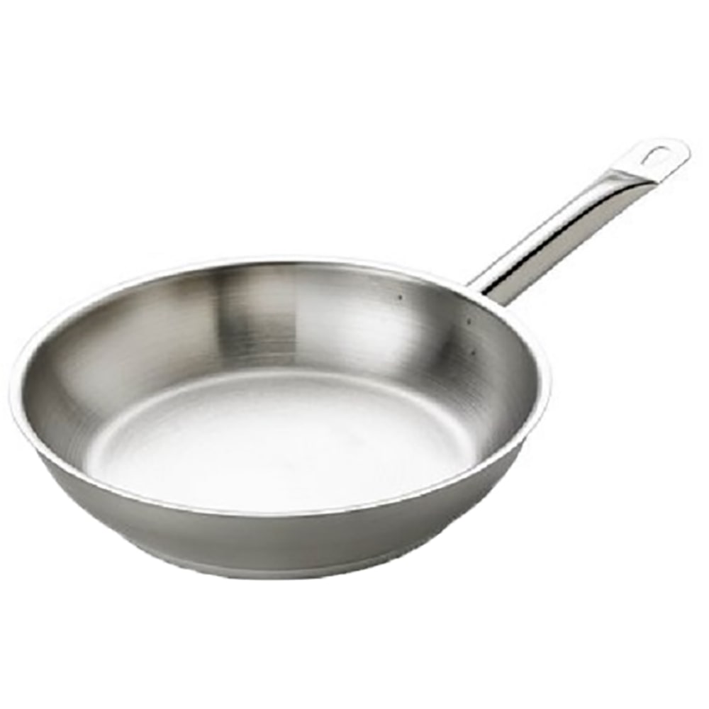 Hoffman Browne Thermalloy Steel Non-Stick Frying Pans, 12-1/2in, Silver, Pack Of 6 Pans MPN:573773