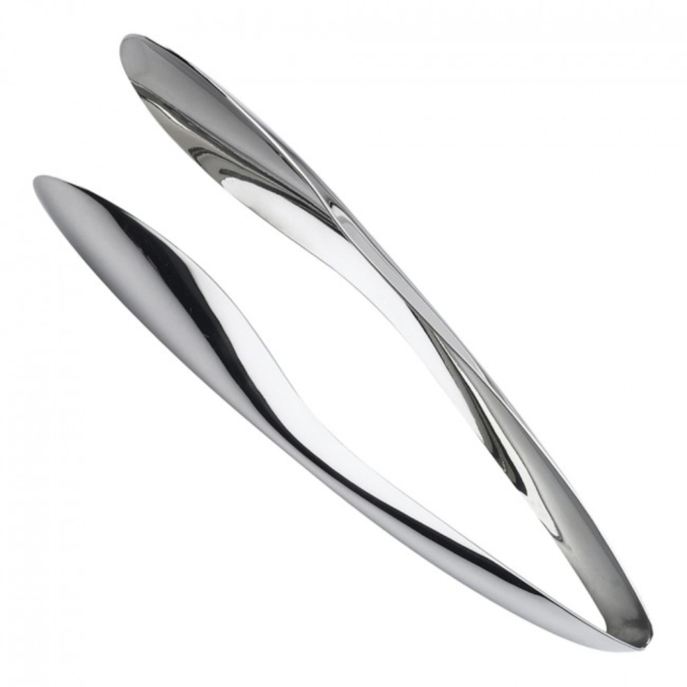 Hoffman Browne Stainless Steel Utility Tongs, 9 1/2in, Silver, Case Of 48 Tongs MPN:573187