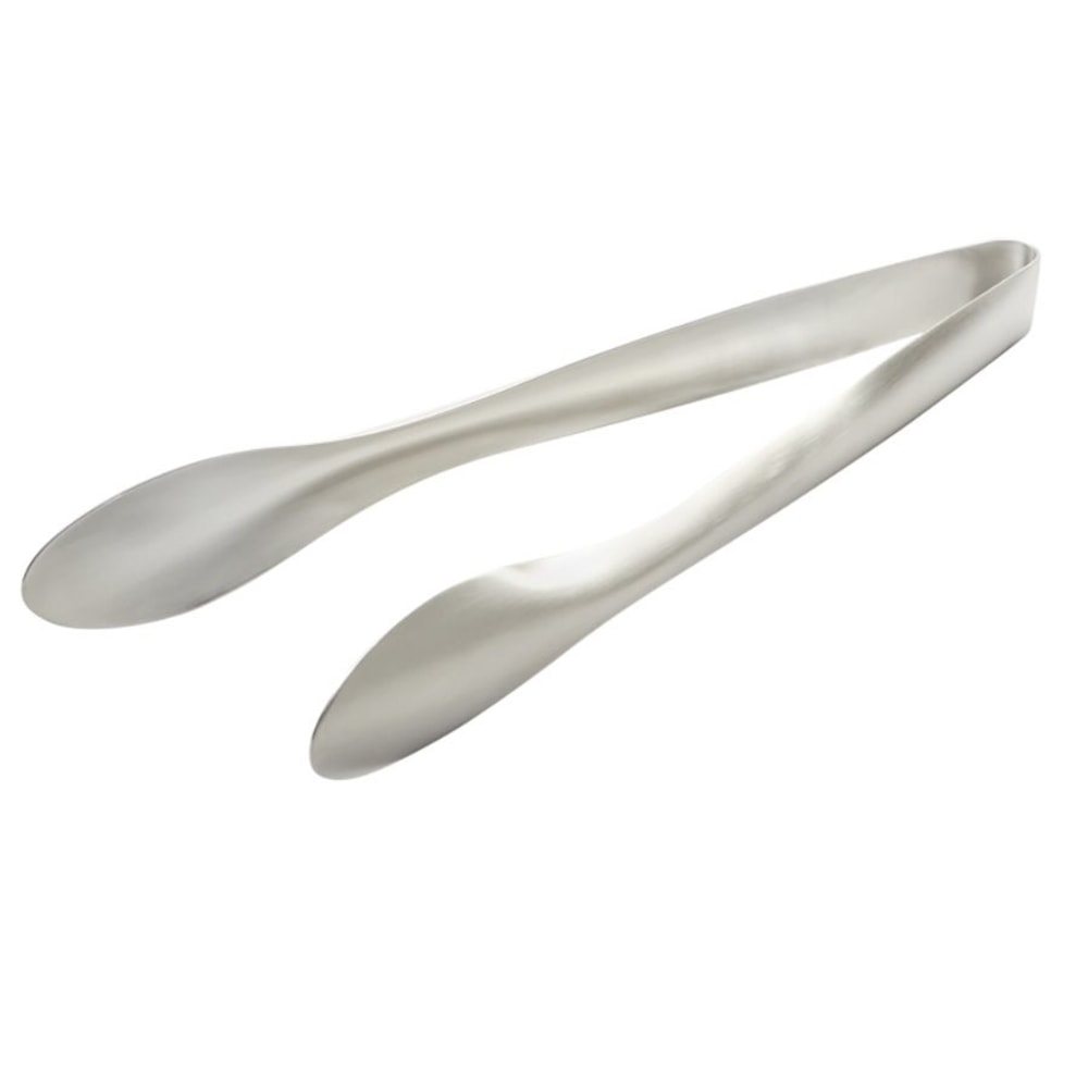 Hoffman Browne Stainless Steel Utility Tongs, 9-1/2in, Silver, Pack Of 48 Tongs MPN:573287