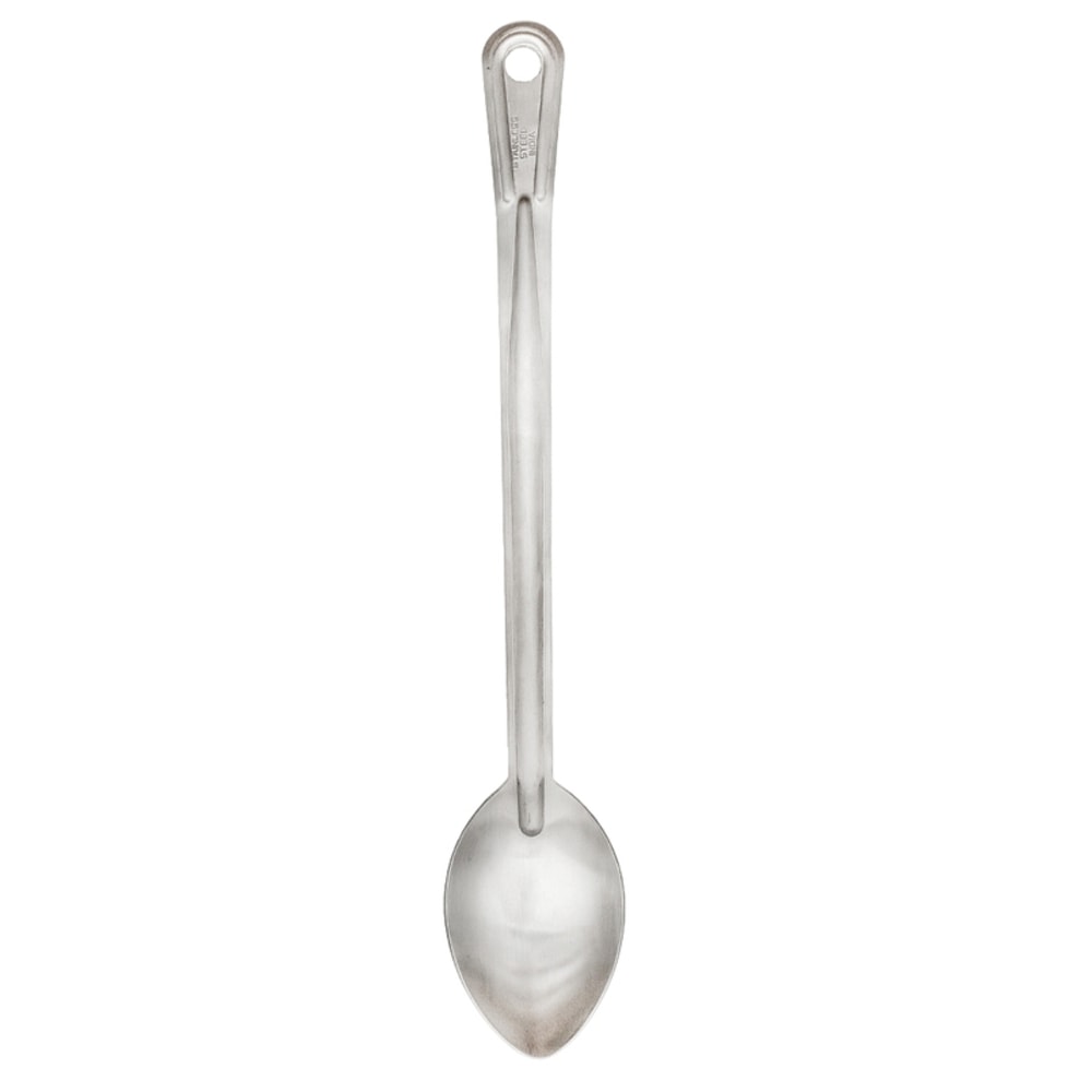 Hoffman Browne 15in Serving Spoons, Curved, Silver, Pack Of 120 Spoons MPN:4775