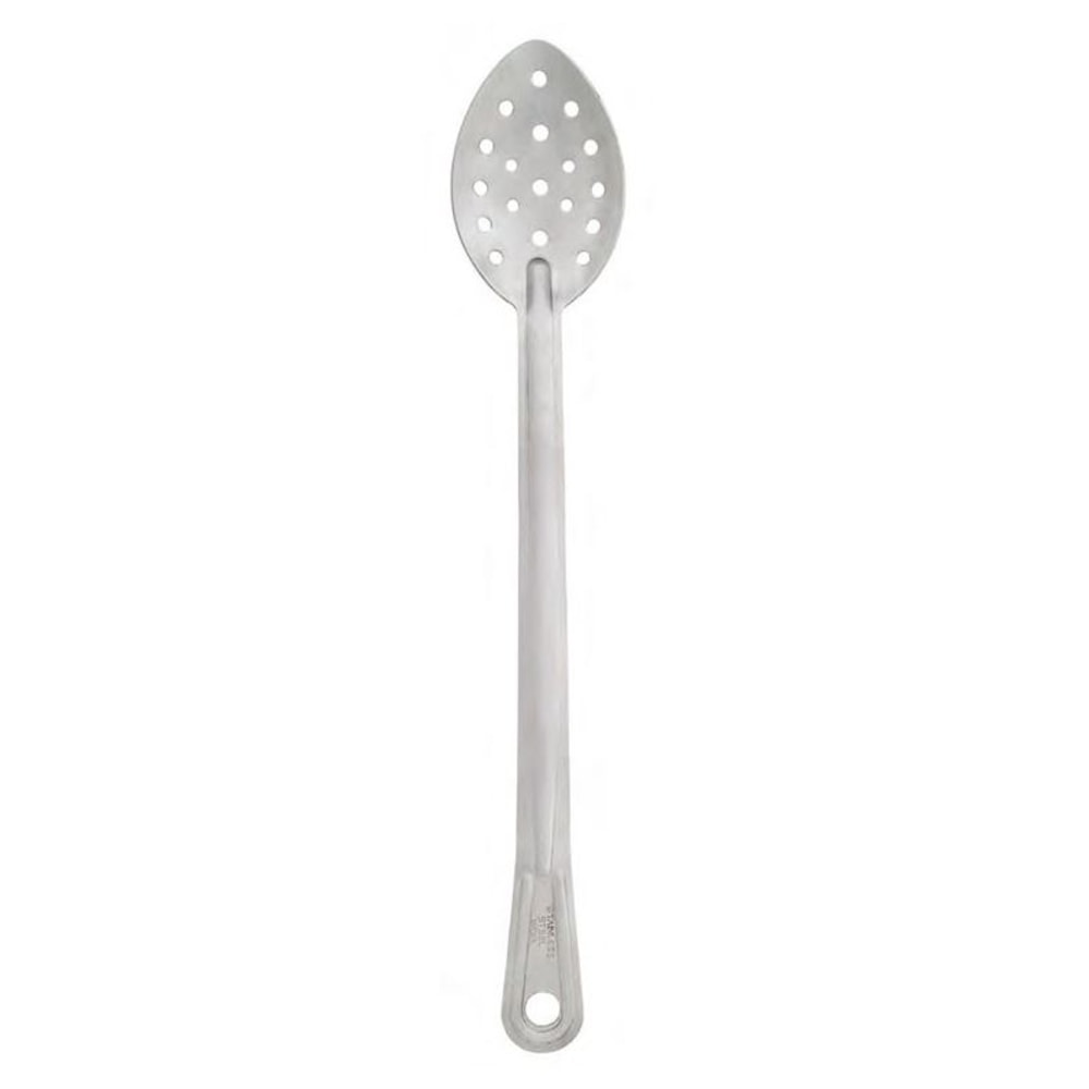 Hoffman Browne 15in Serving Spoons, Basting, Perforated, Silver, Pack Of 120 Spoons MPN:4776