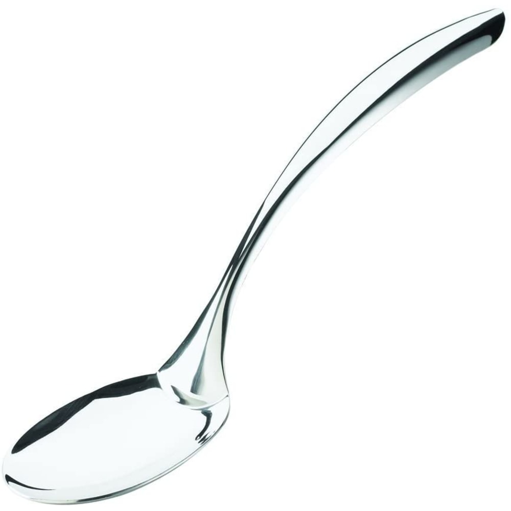 Hoffman Browne Serving Spoons, 13in, Mirror Finish Silver, Pack Of 48 Spoons MPN:573173