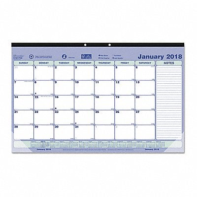 Monthly Desk Pad Calendar MPN:C181700
