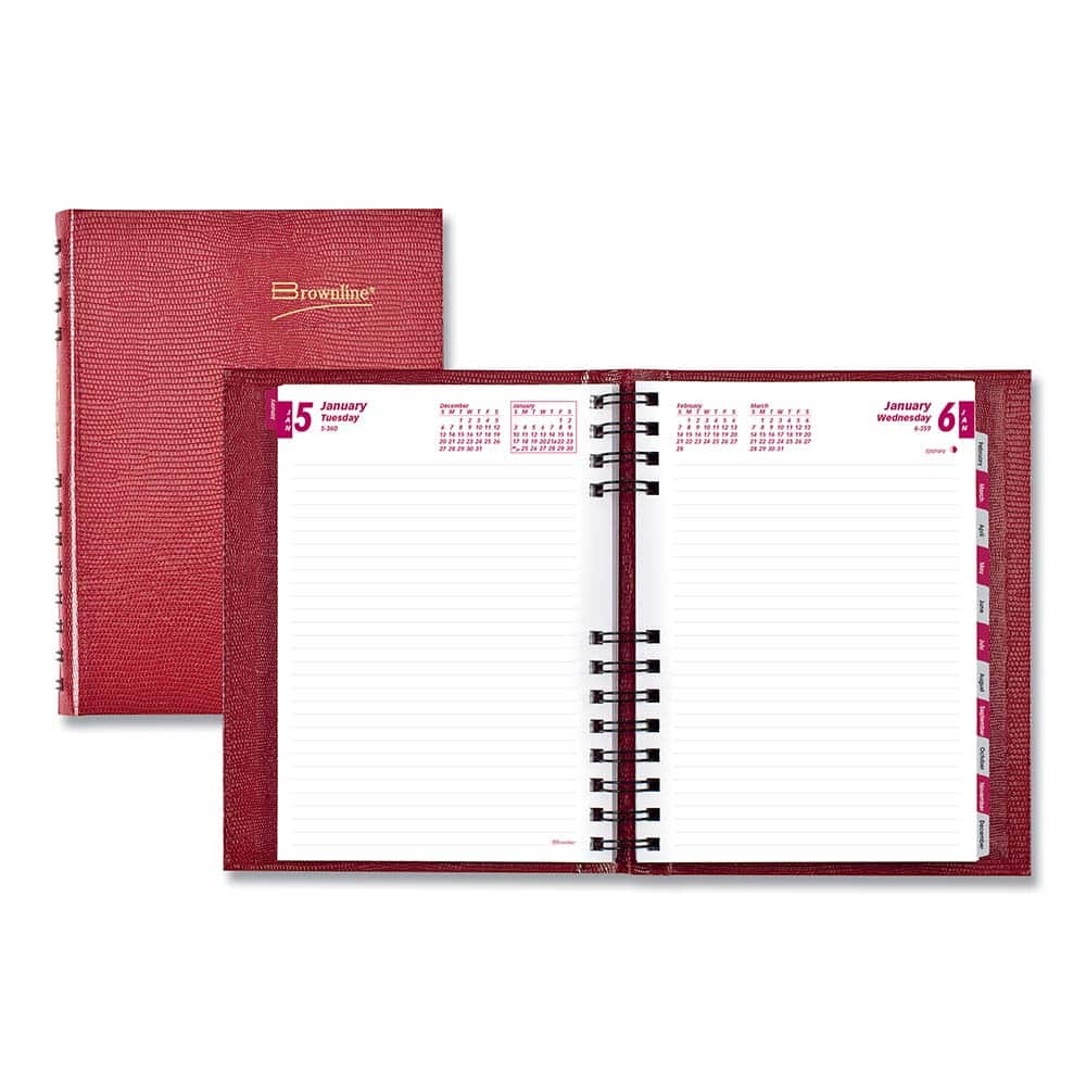 Appointment Book: 432 Sheets, Planner Ruled MPN:REDCB389CRED