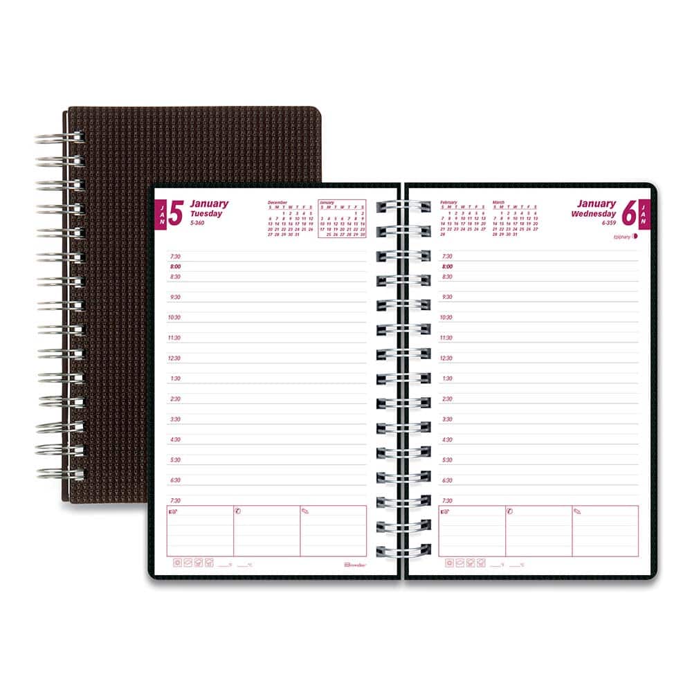 Appointment Book: 432 Sheets, Planner Ruled MPN:REDCB634VBLK