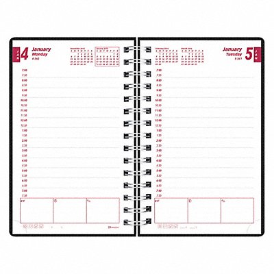 Daily Planner Duraflx Black MPN:CB634V.BLK