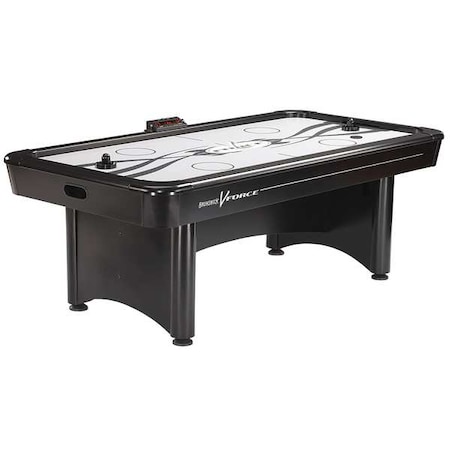 Air Hockey Table, 83 in L, Black/Silver MPN:51871574001