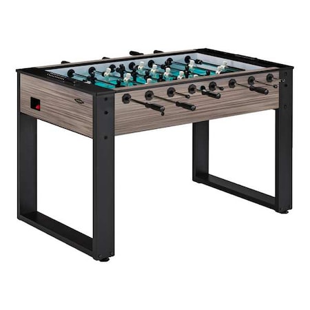 Foosball Table, 55.1 in L, Black/Silver MPN:51871692001