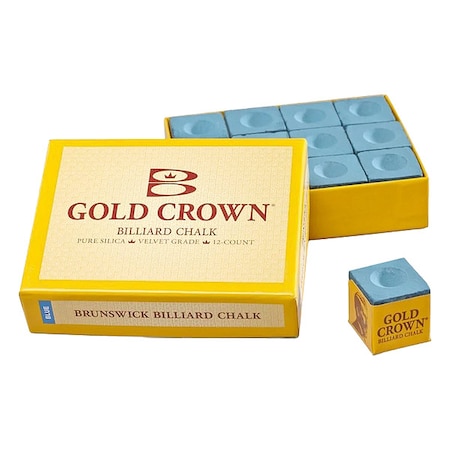 Pool Chalk, Velvet-Grade Silica, Blue, PK12 MPN:CHALK-GC-12-BLU-01