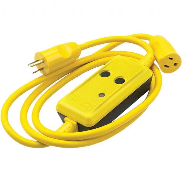 Plug-In GFCI Cord Set: 6' Cord, 15A, 120V MPN:GFCI615