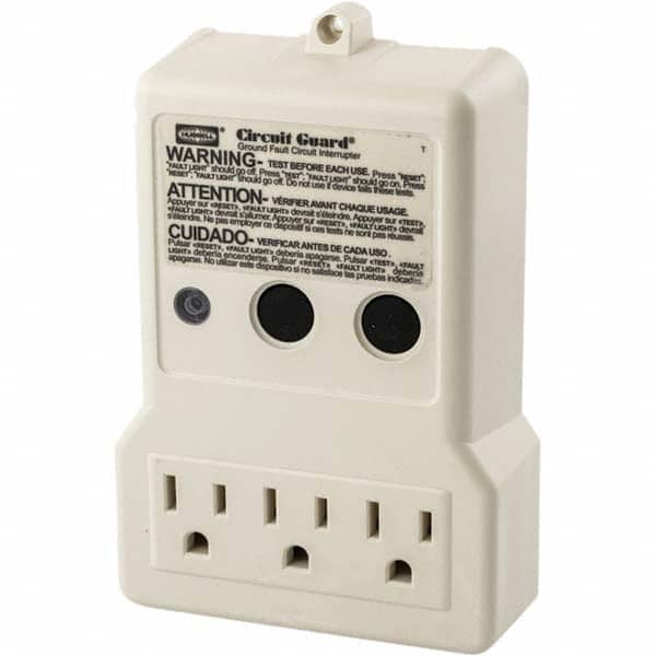 Plug-In GFCI Cord Set: 15A, 120V MPN:GFP153R
