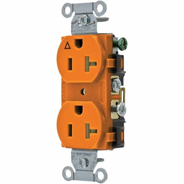 Straight Blade Duplex Receptacle: NEMA 5-20R, 20 Amps, Grounded MPN:CR20IG