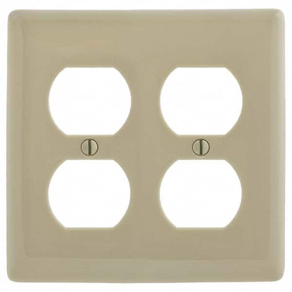 Wall Plates, Wall Plate Type: Outlet Wall Plates , Wall Plate Configuration: Duplex Outlet , Shape: Rectangle , Wall Plate Size: Standard , Number of Gangs: 2 MPN:P82I