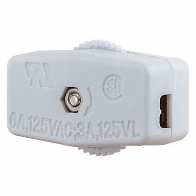 Inline Rotary Switch White On/Off Switch MPN:RS100W