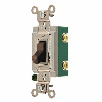 Wall Switch Brown 30A 1-Pole Switch 2 HP MPN:3001