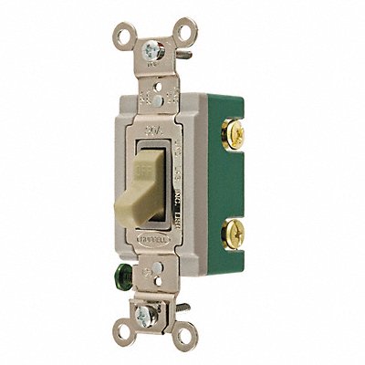 Switch Ivory 30A 2-Pole Switch 1 to 2 HP MPN:3002I