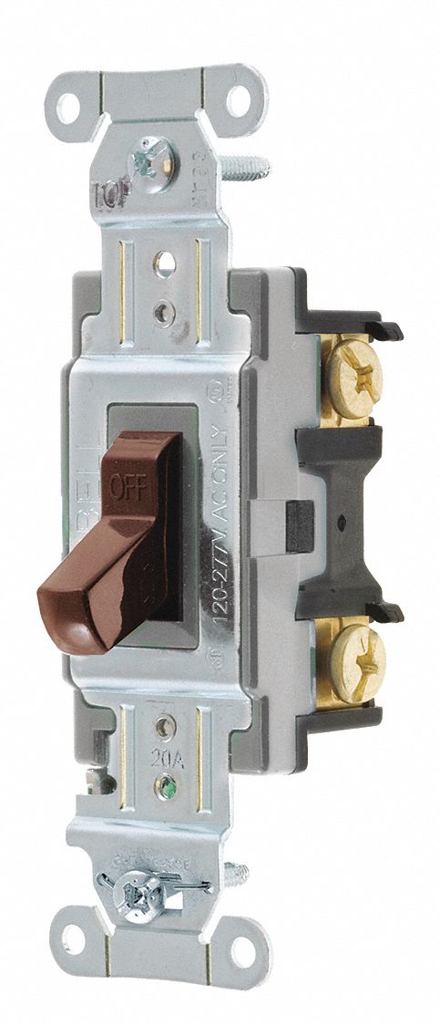 Wall Switch Brown 20A 2-Pole Switch MPN:CSB220B