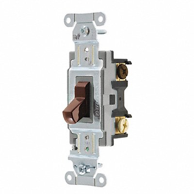 Wall Switch Brown 3-Way Switch 1 to 2 HP MPN:CSB320B