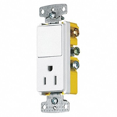 Combination Device Switch/Receptacle 15A MPN:RCD108W