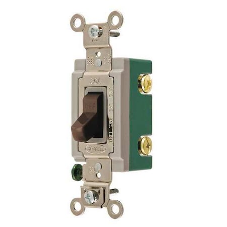 Wall Switch, 2 hp, Toggle, 30 A, Brown MPN:3001